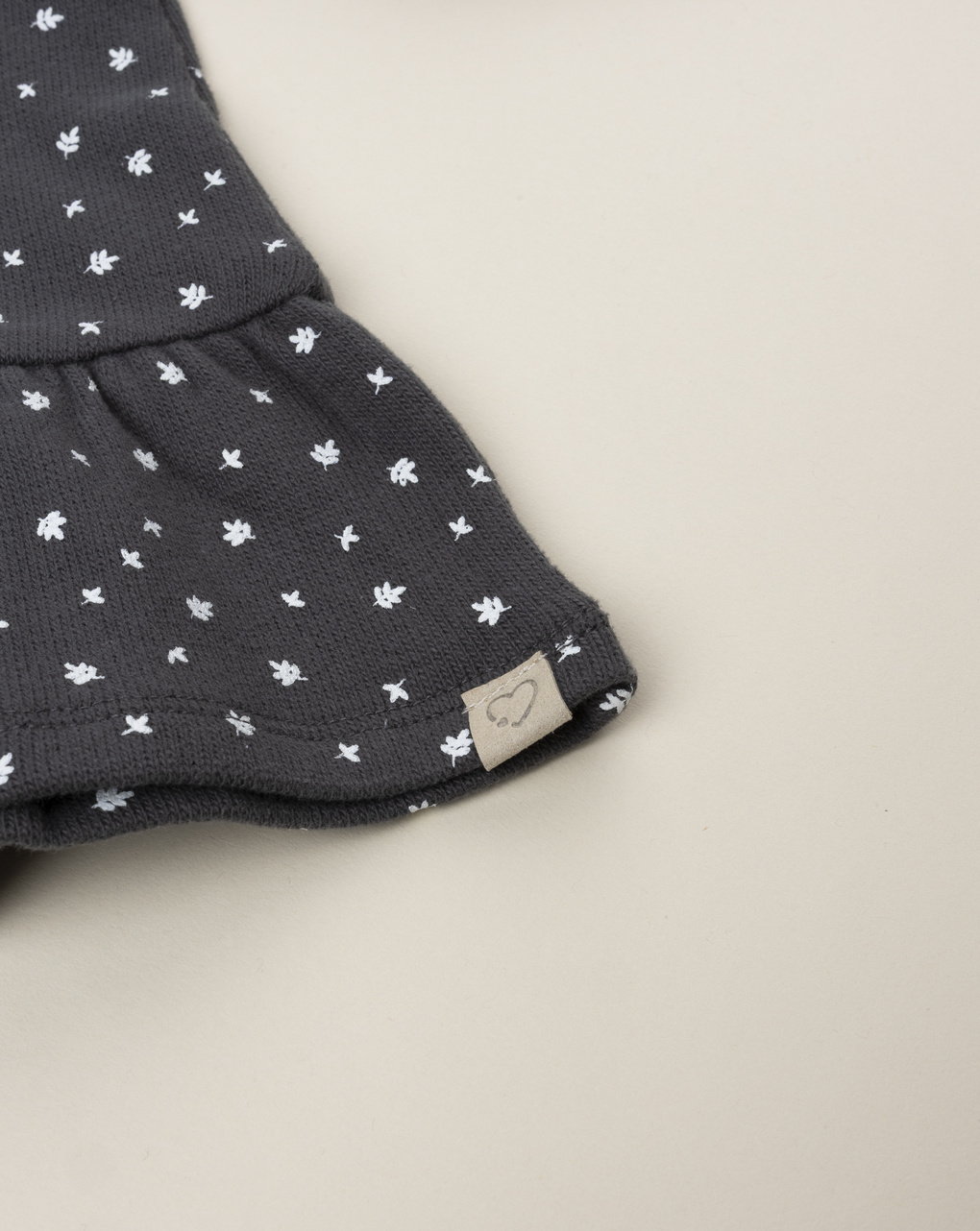 T-shirt bimba grigio allover