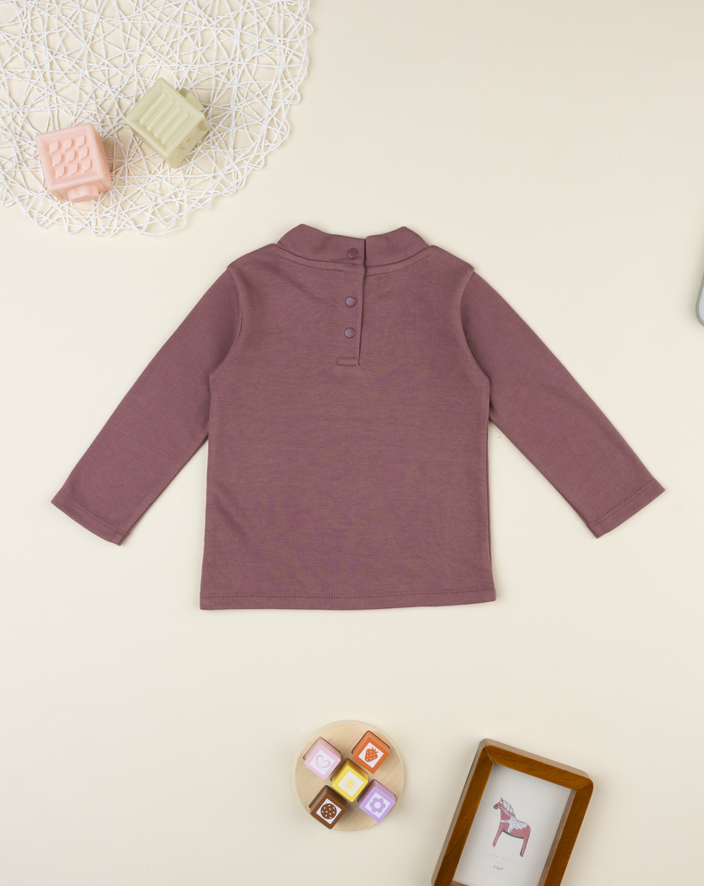 Lupetto bimba rosa stampato