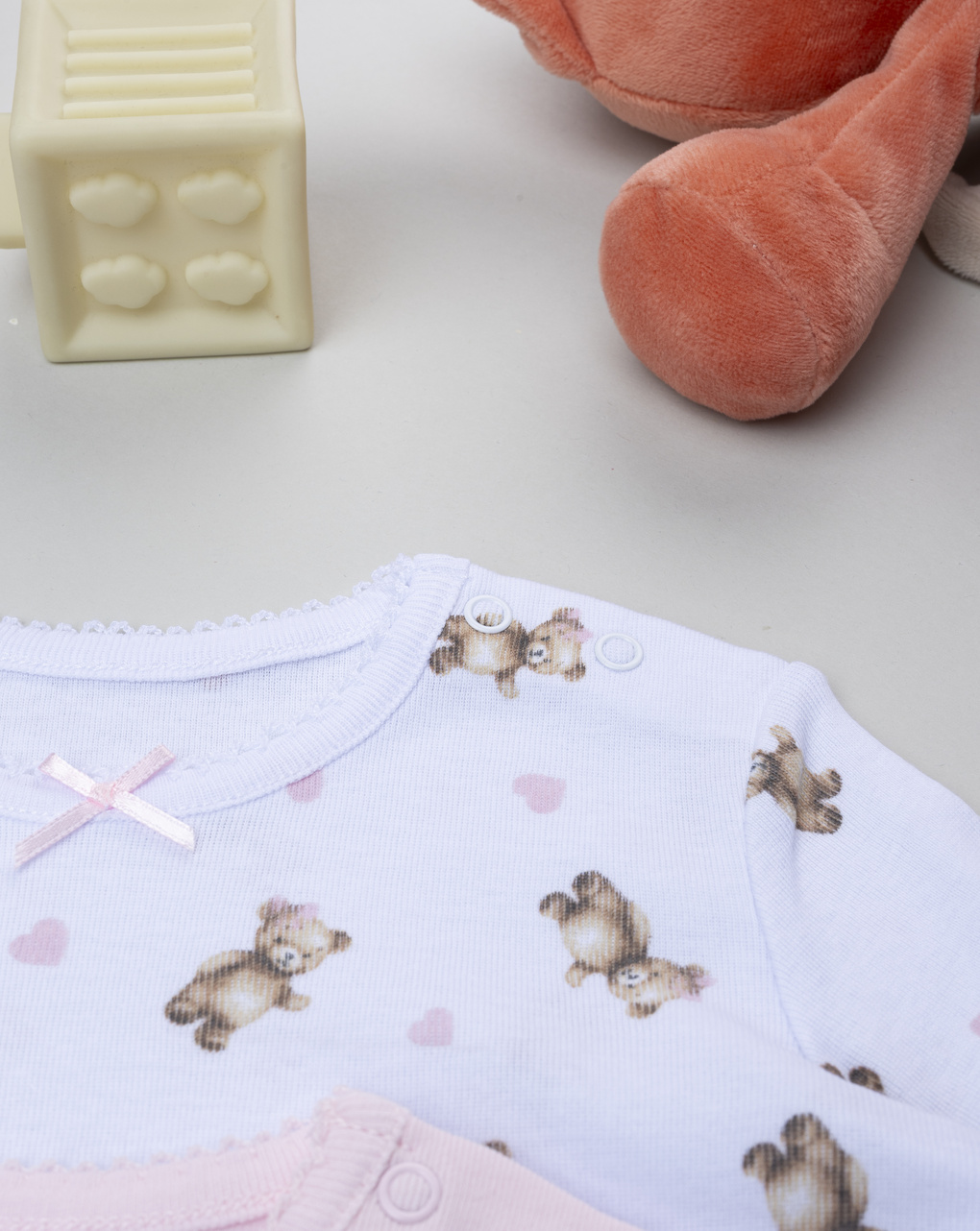 Pack 2 body manica lunga bimba orsi