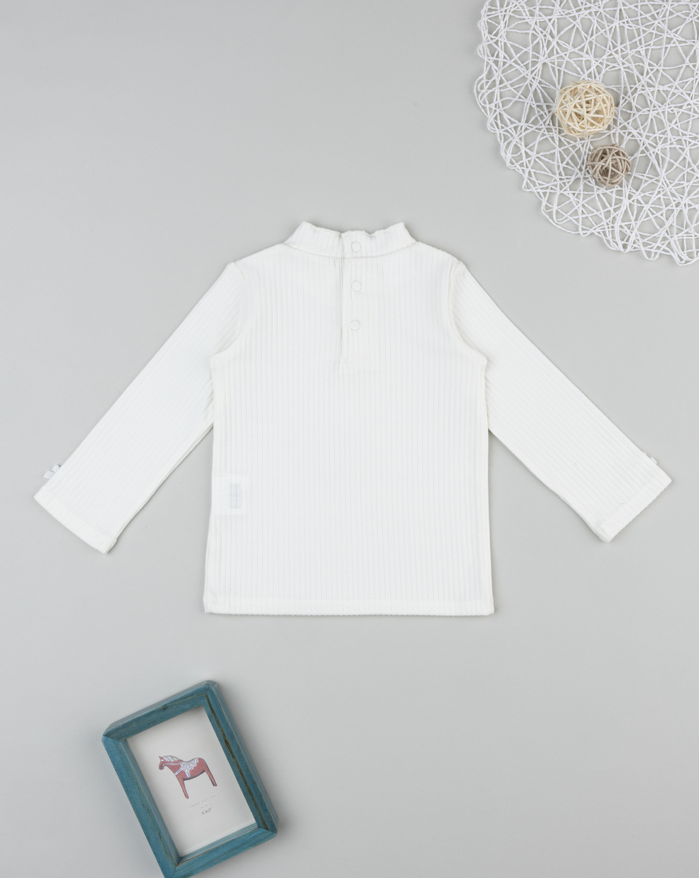 Lupetto bimba bianco