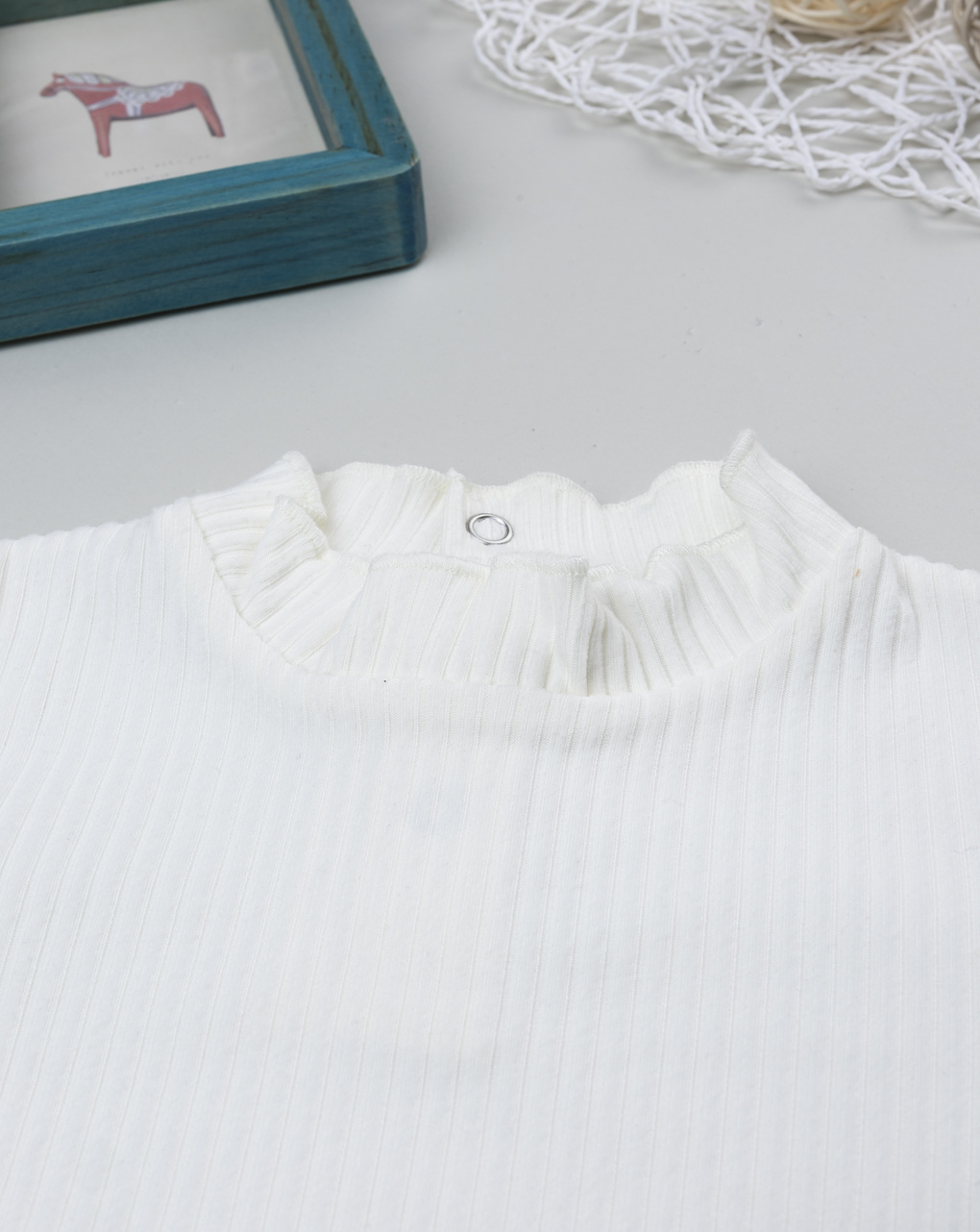 Lupetto bimba bianco