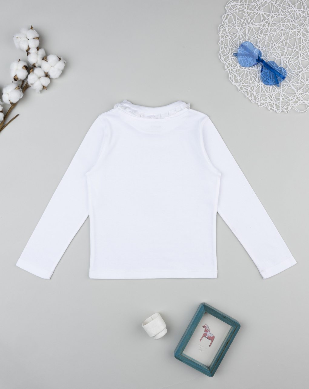 Lupetto bimba bianco fiocco