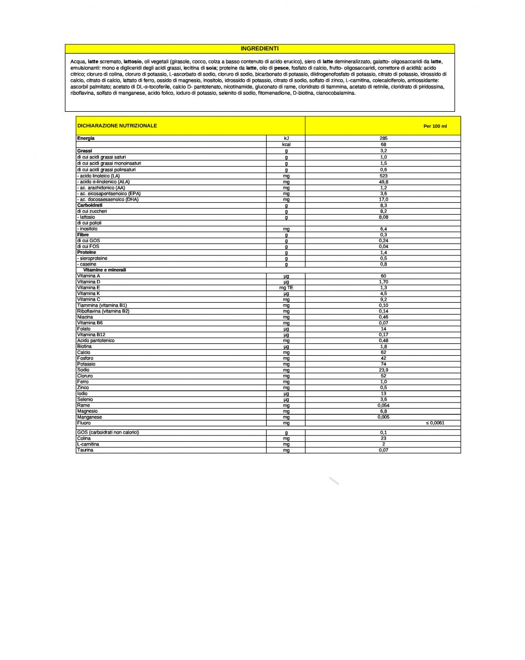 Latte mellin 2 liquido 4x500ml - mellin