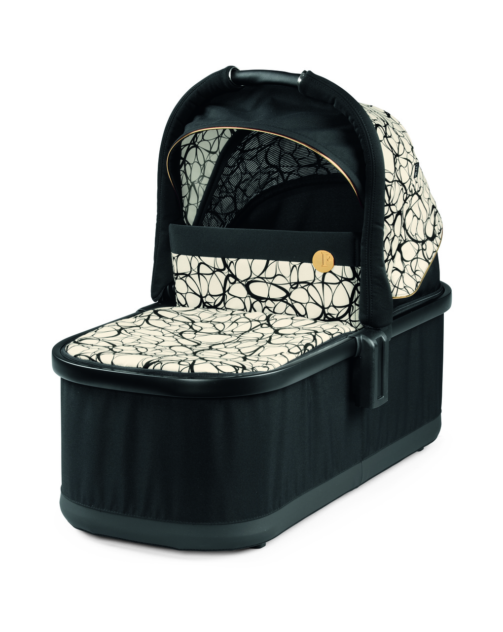 Navicella ypsi bassinet - graphic gold - peg perego