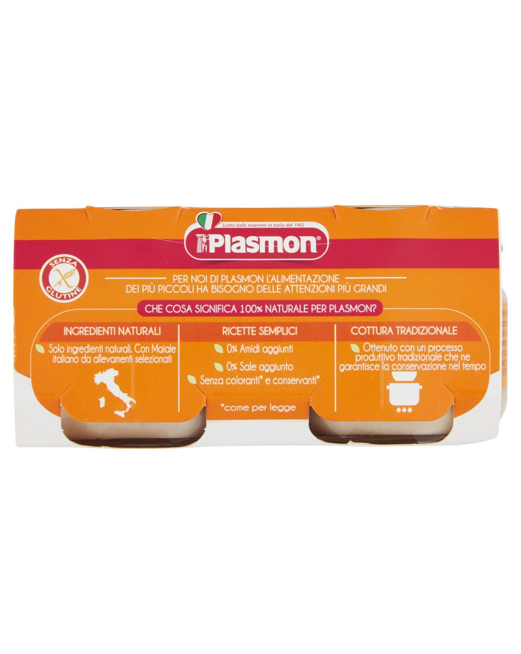 Omogeneizzato prosciutto 4x80g - plasmon