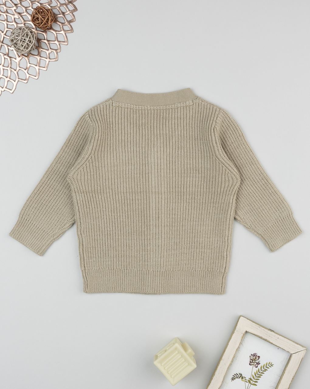 Cardigan bimbo beige