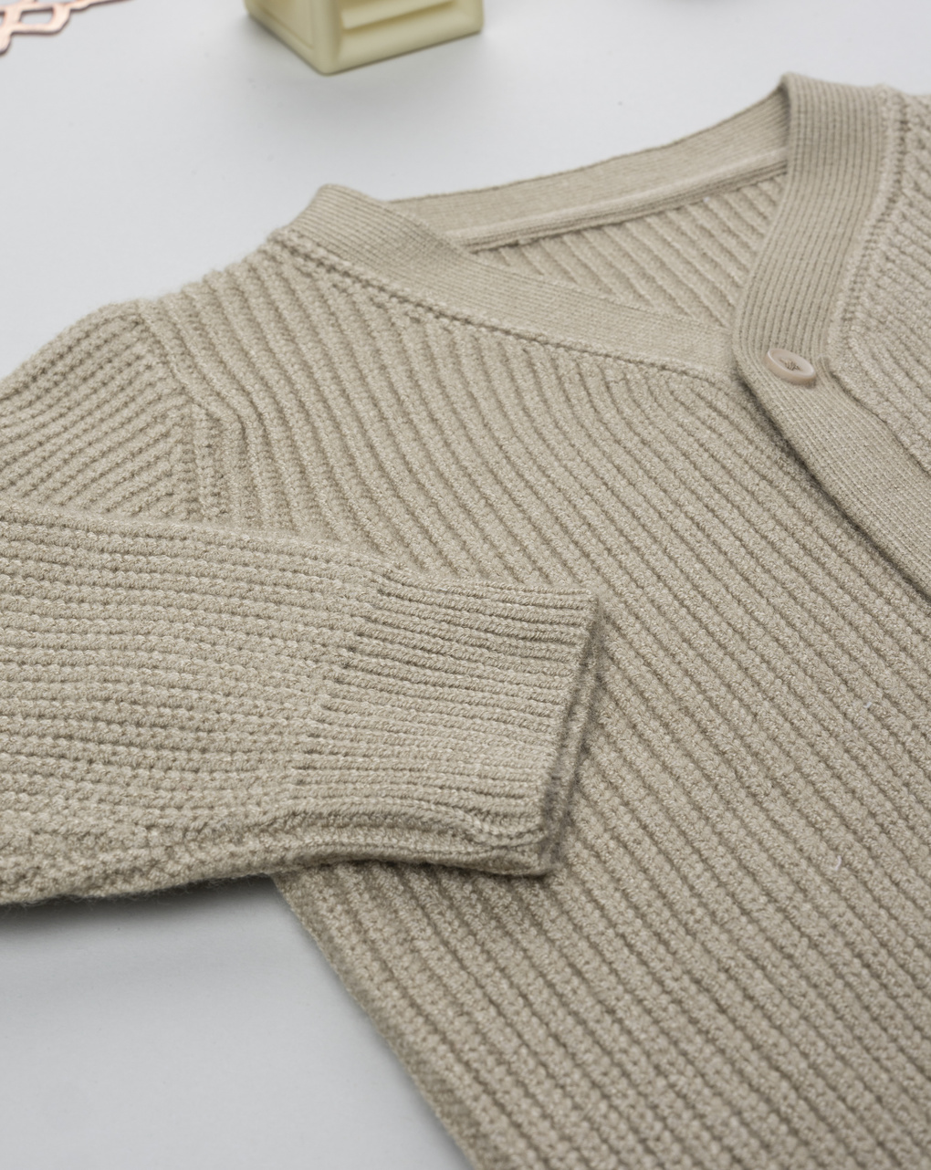 Cardigan bimbo beige