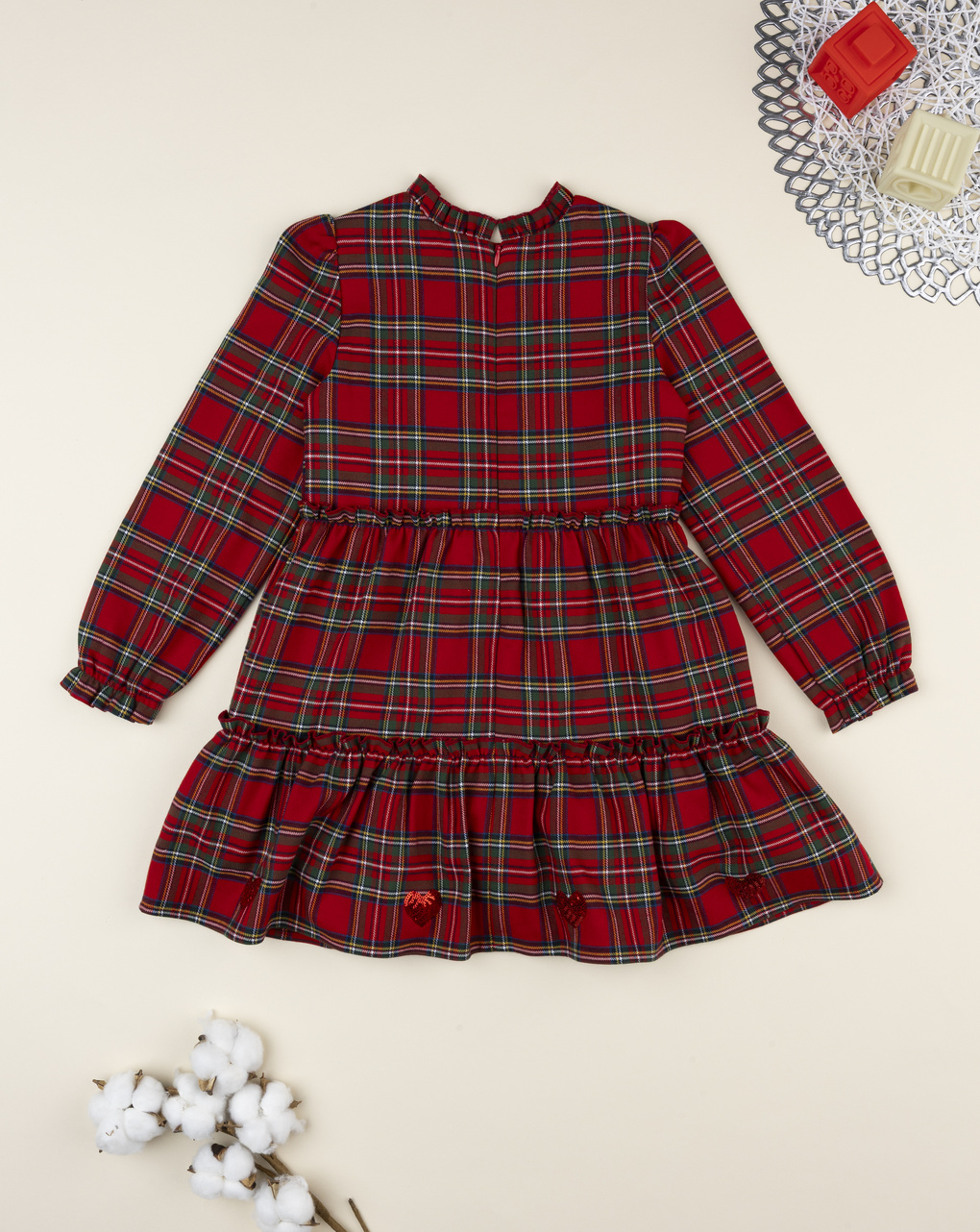 Abito tartan bambina