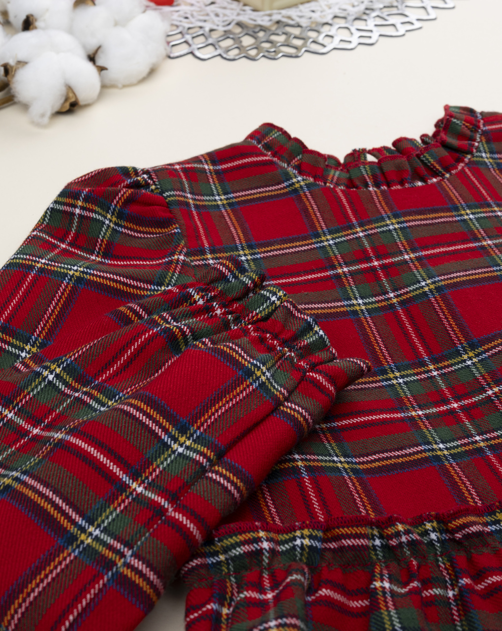 Abito tartan bambina