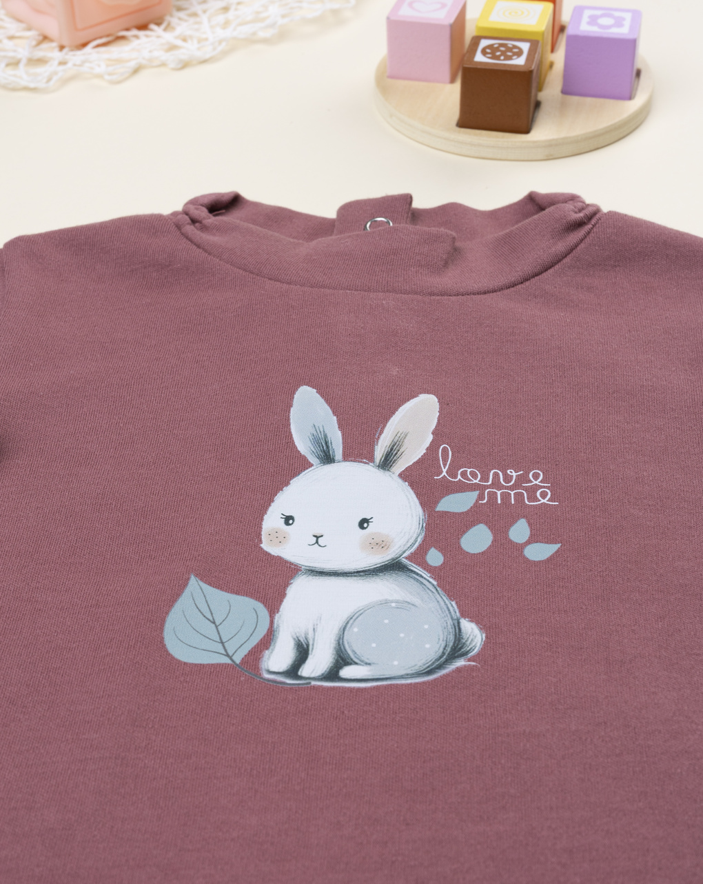 Lupetto bimba rosa stampato