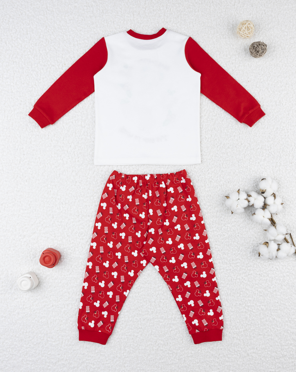 Pigiama bimbo natale mickey