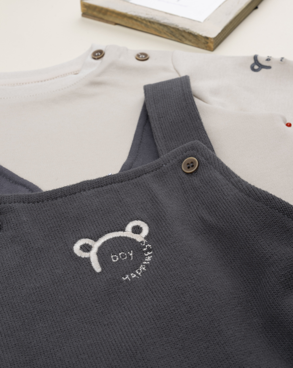 Completo bimbo salopette più maglia