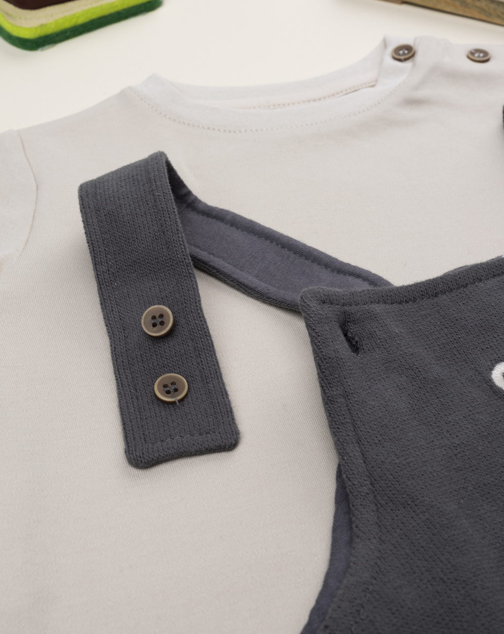 Completo bimbo salopette più maglia