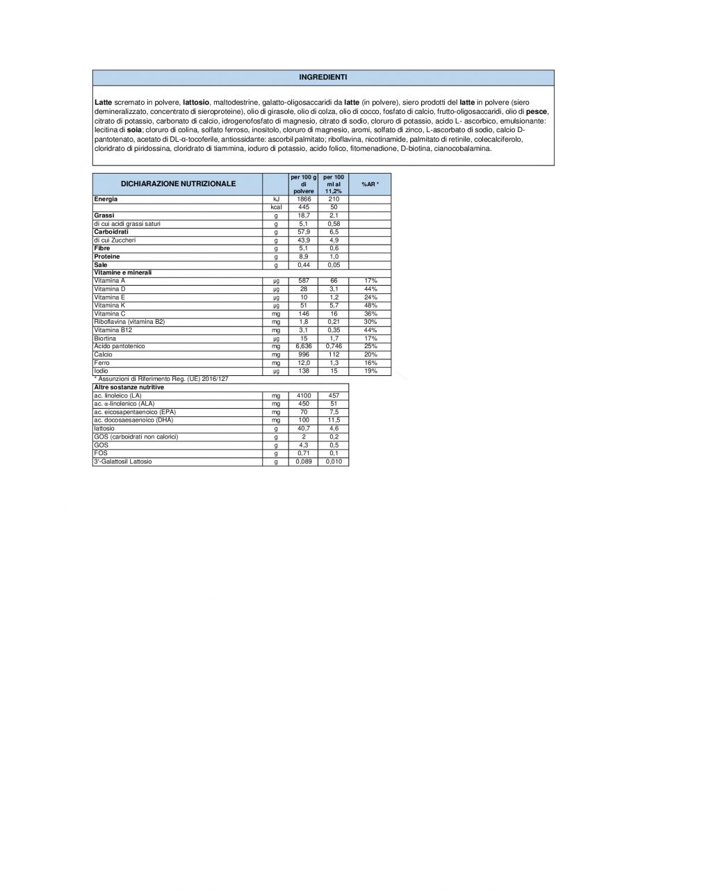 Nutribiotik 4 latte di crescita in polvere - 1.2 kg - aptamil