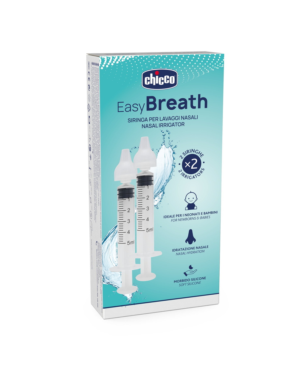 Easy breath siringa lavaggi nasali 2pz - chicco