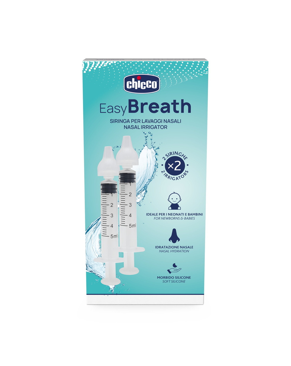 Easy breath siringa lavaggi nasali 2pz - chicco
