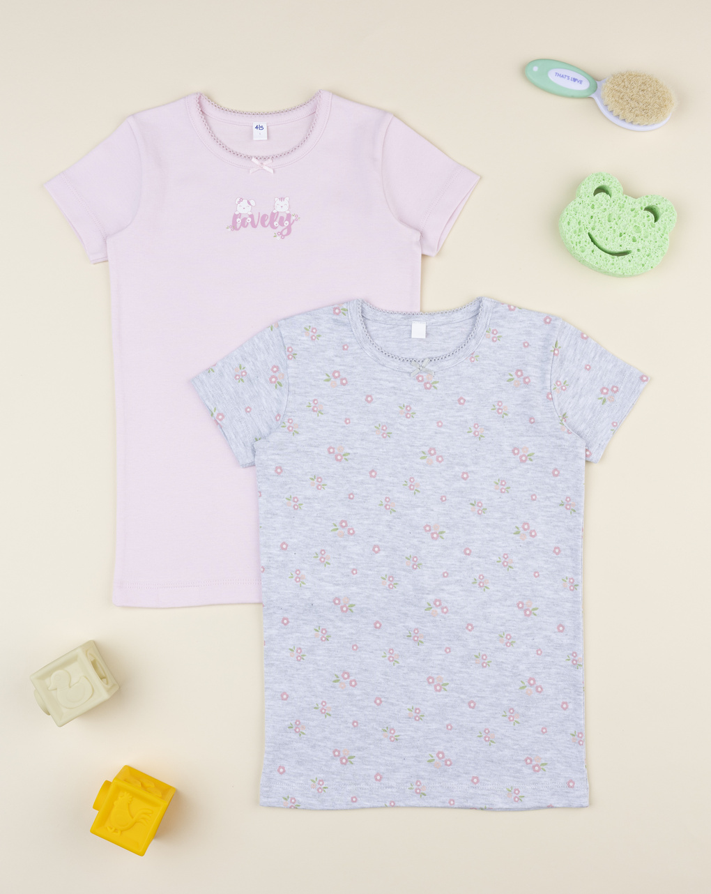 Pack 2 t-shirt bimba lovely