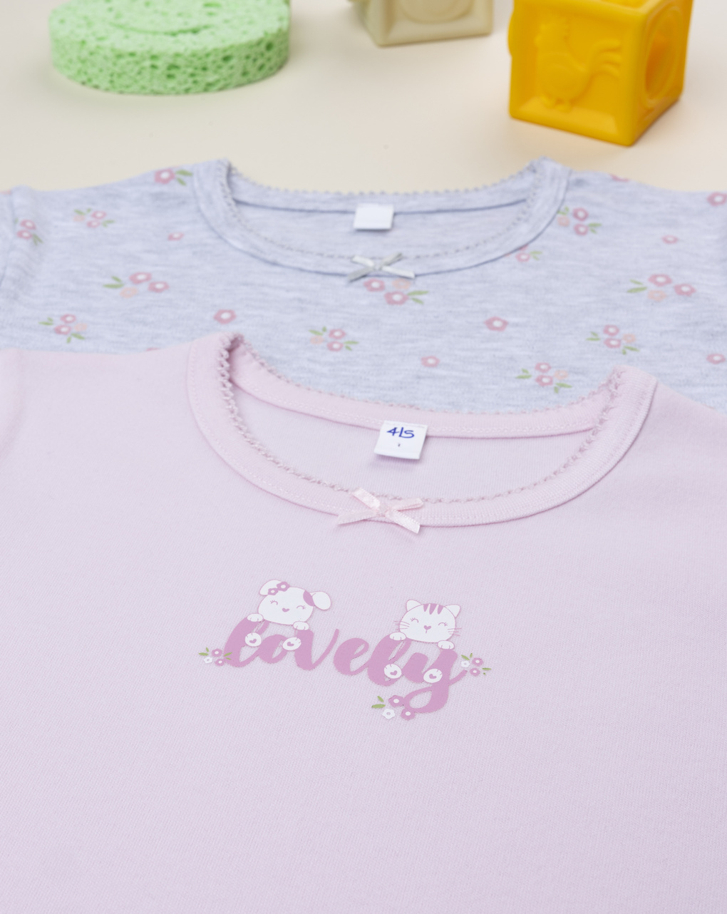 Pack 2 t-shirt bimba lovely