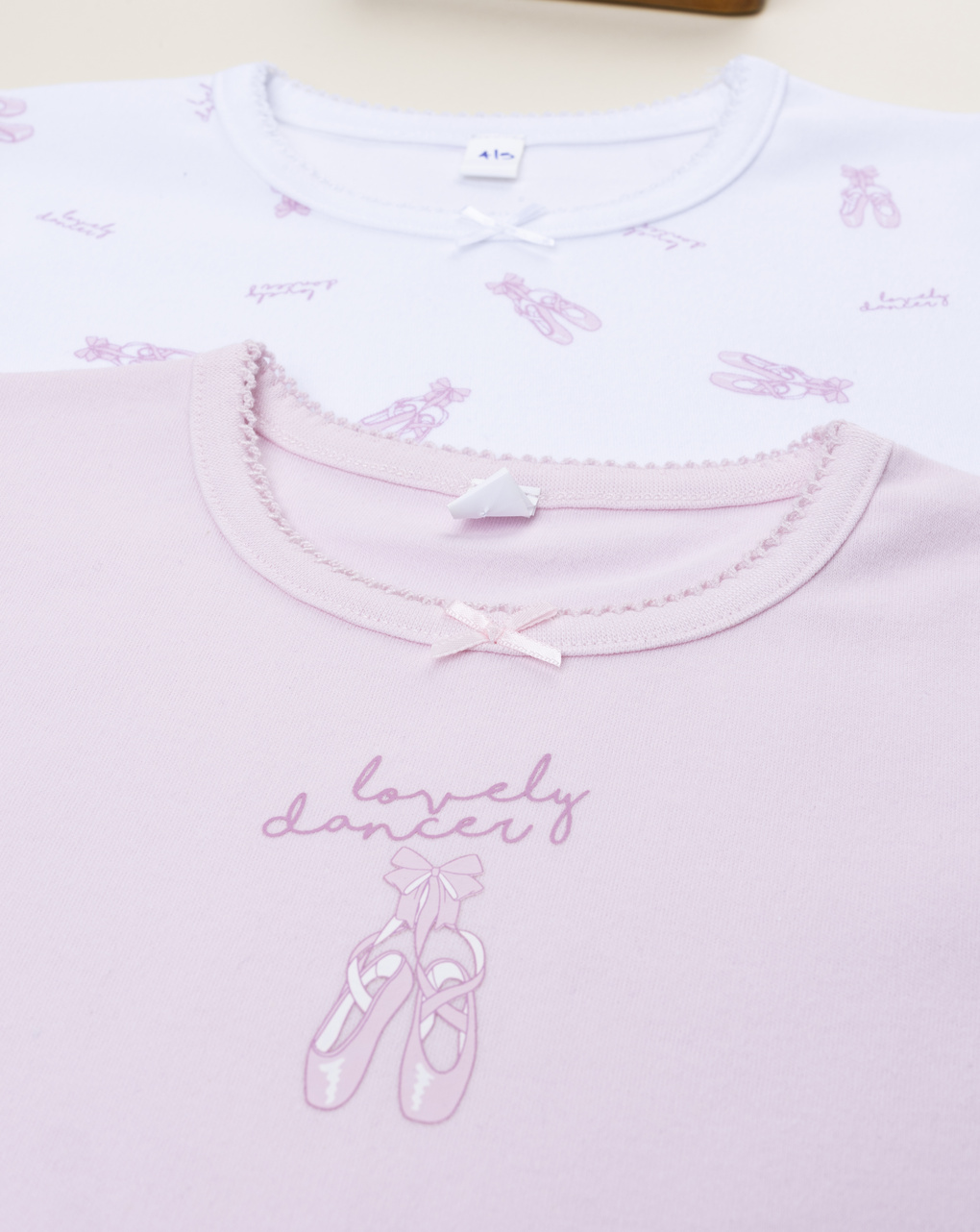 Pack 2 t-shirt bimba ballo