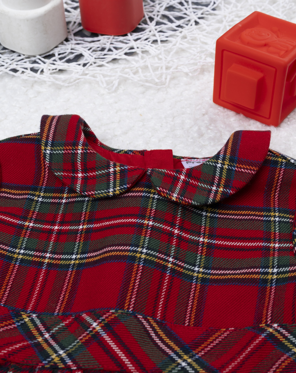 Abito tartan bimba