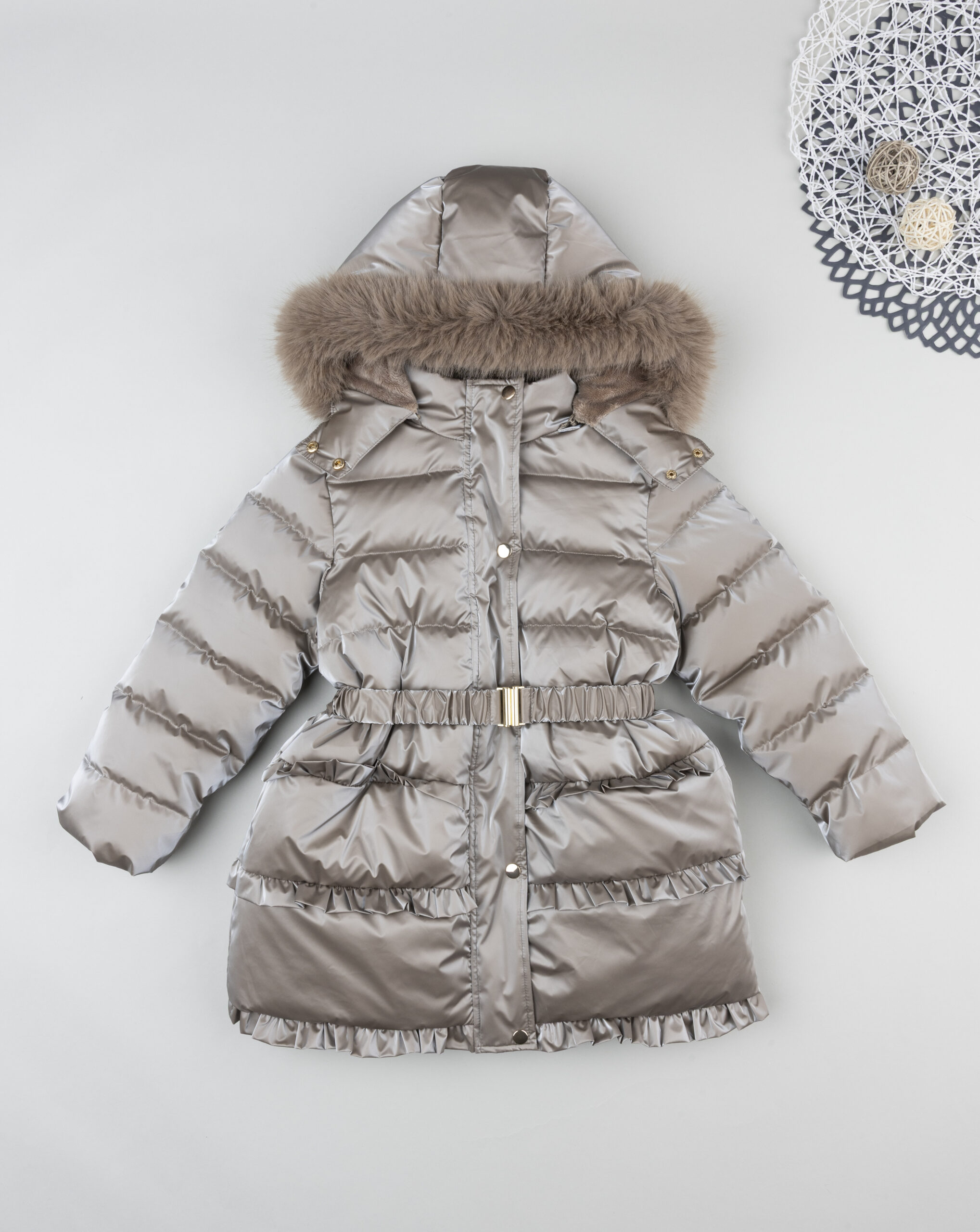 Cappotto pulka bimba marrone