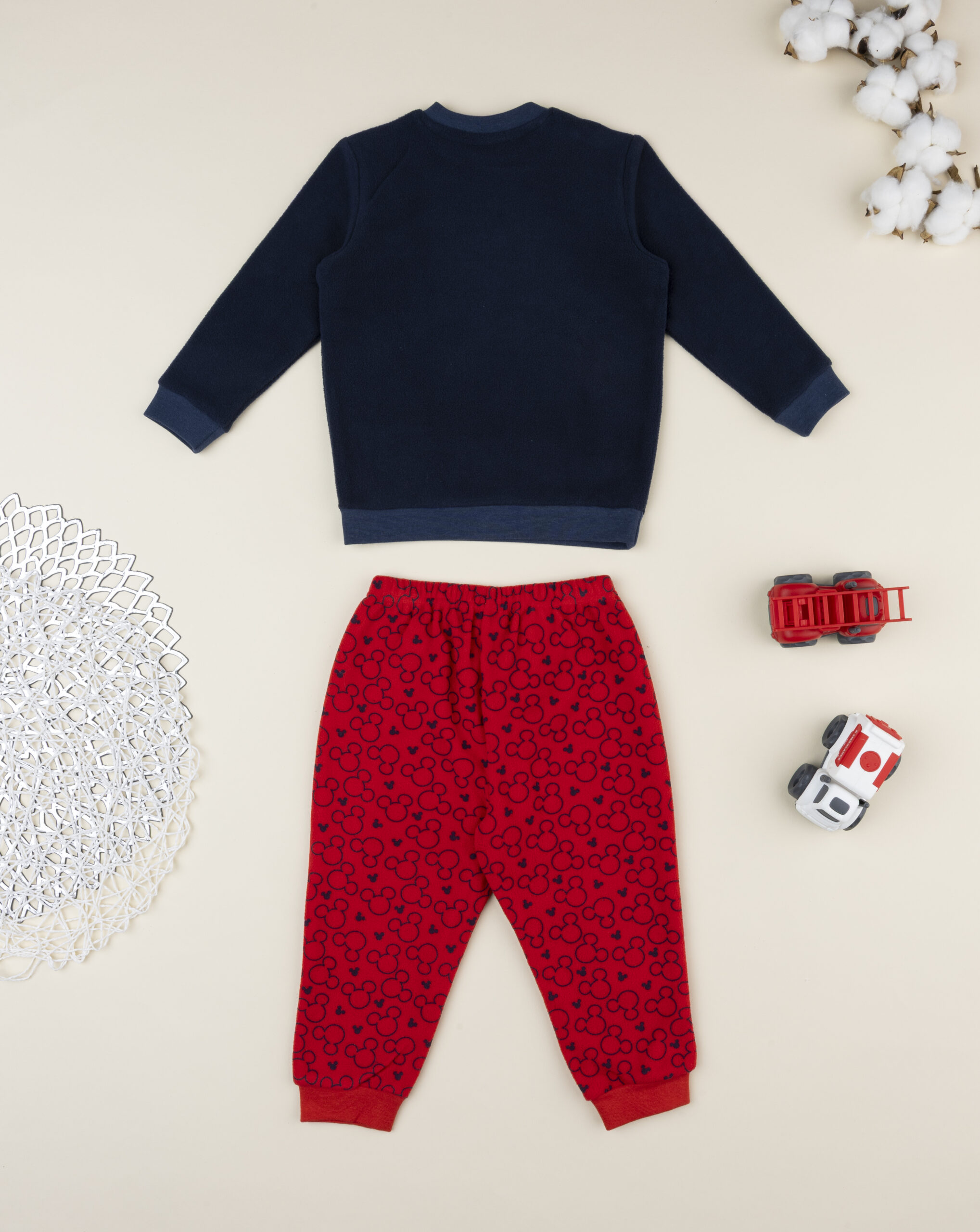 Pigiama bimbo blu/rosso mickey mouse