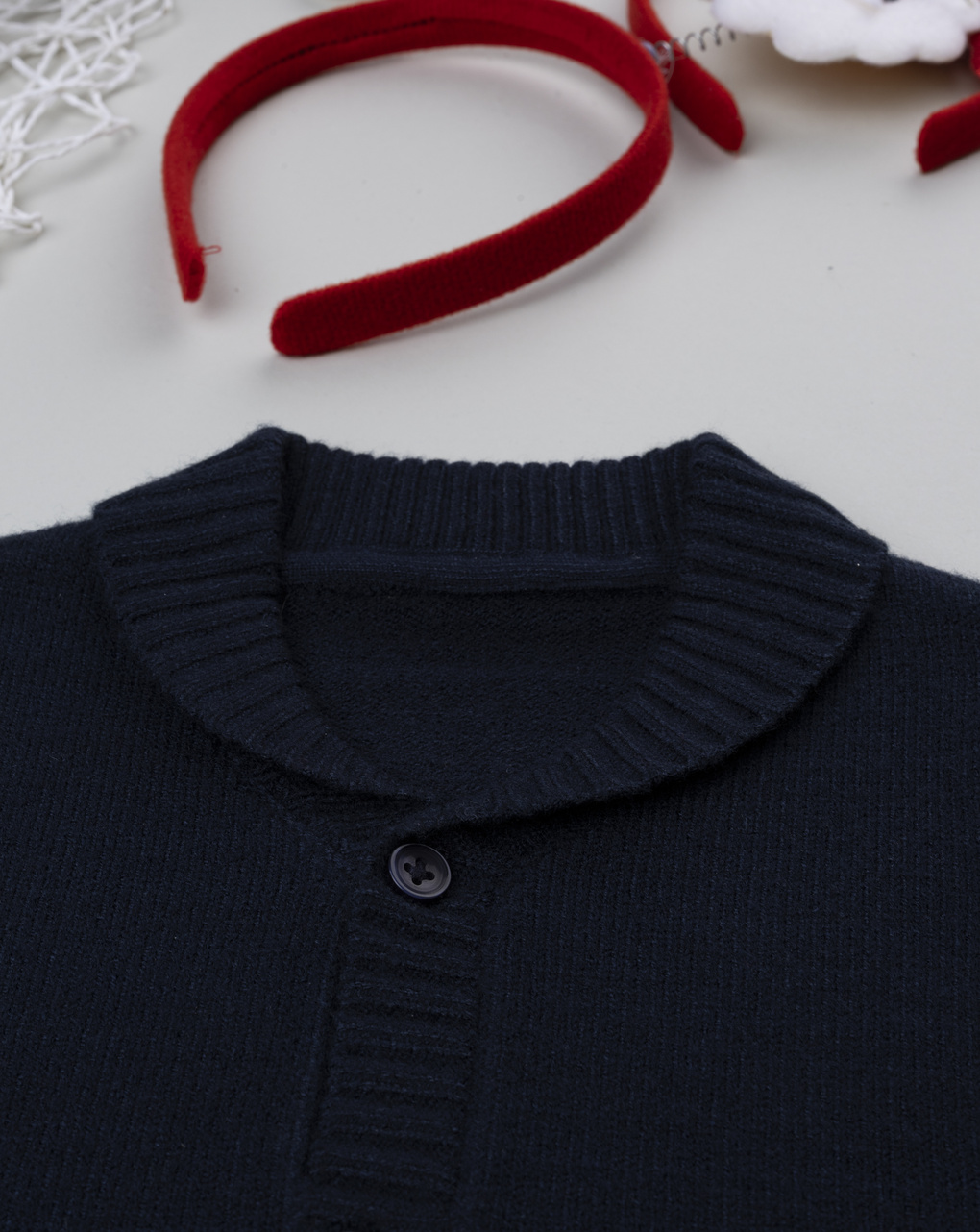 Cardigan bimbo natalizio