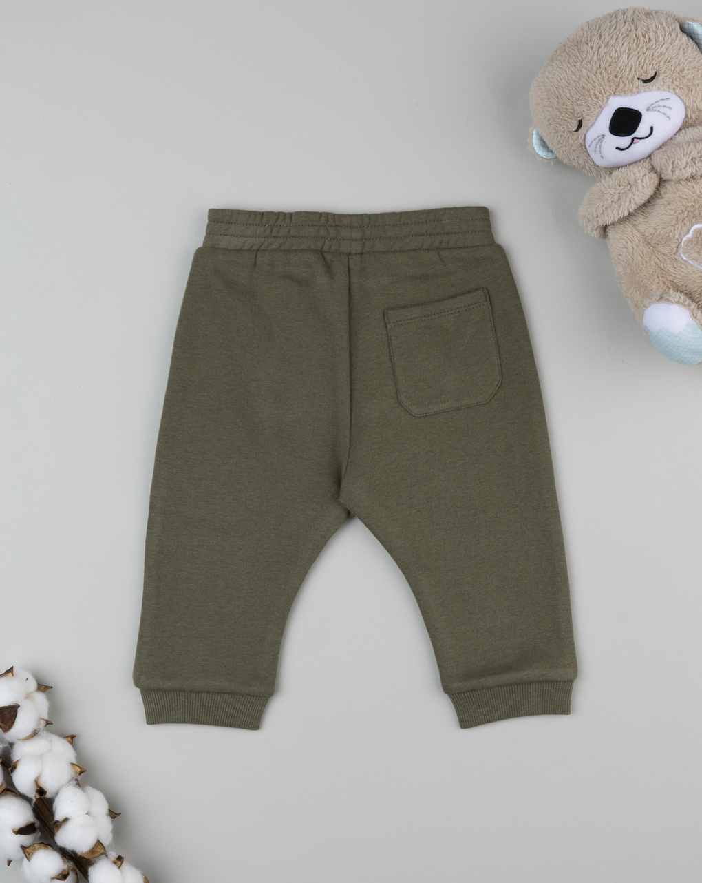 Pantalone bimbo verde tascona