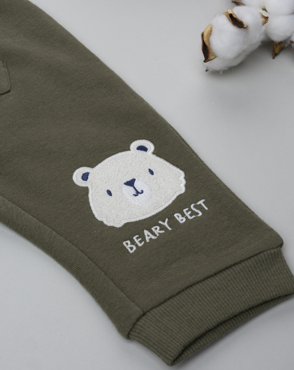 Pantalone bimbo verde tascona