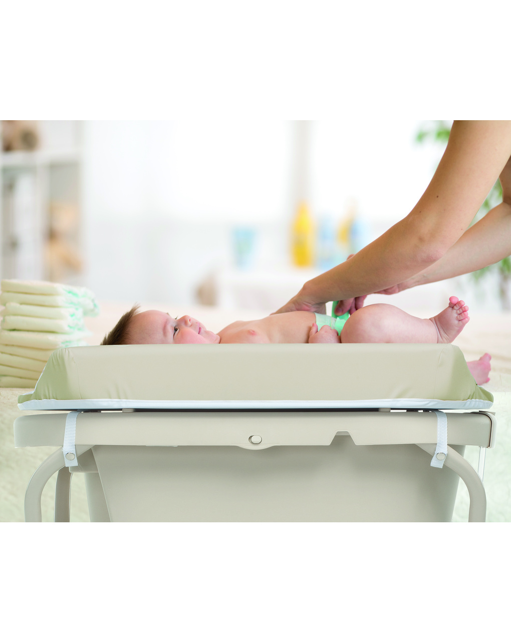 Bagnetto con fasciatoio bath&co augh  - foppapedretti