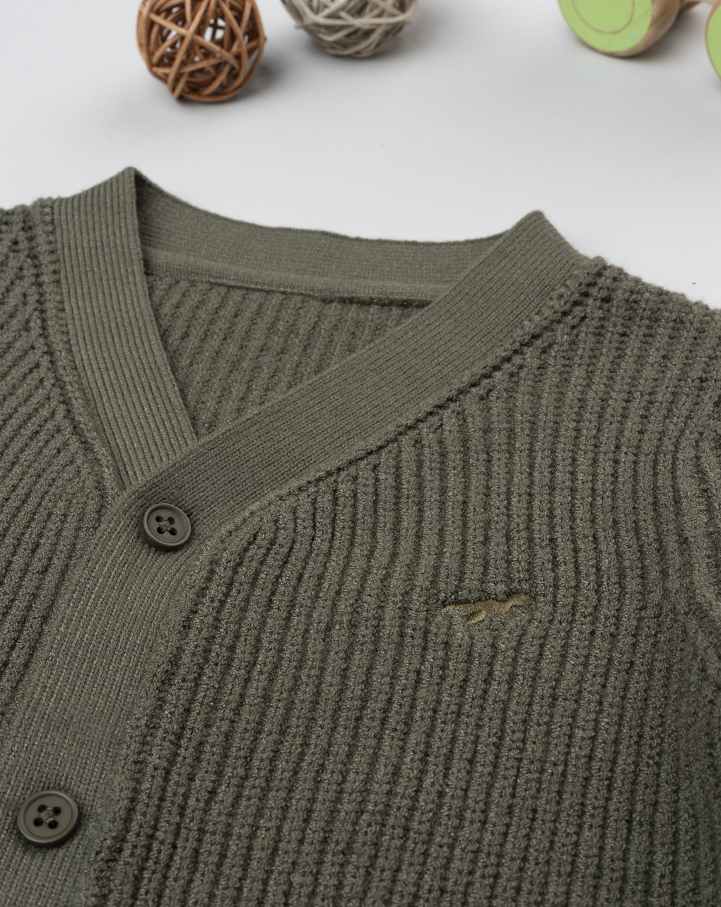 Cardigan bimbo verde