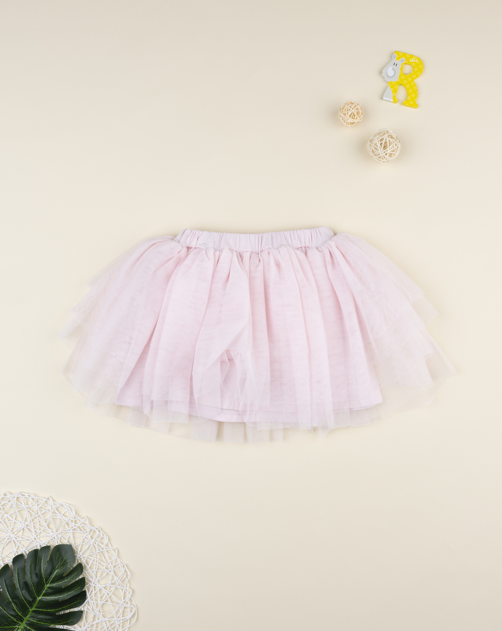Gonna tulle rosa bimba
