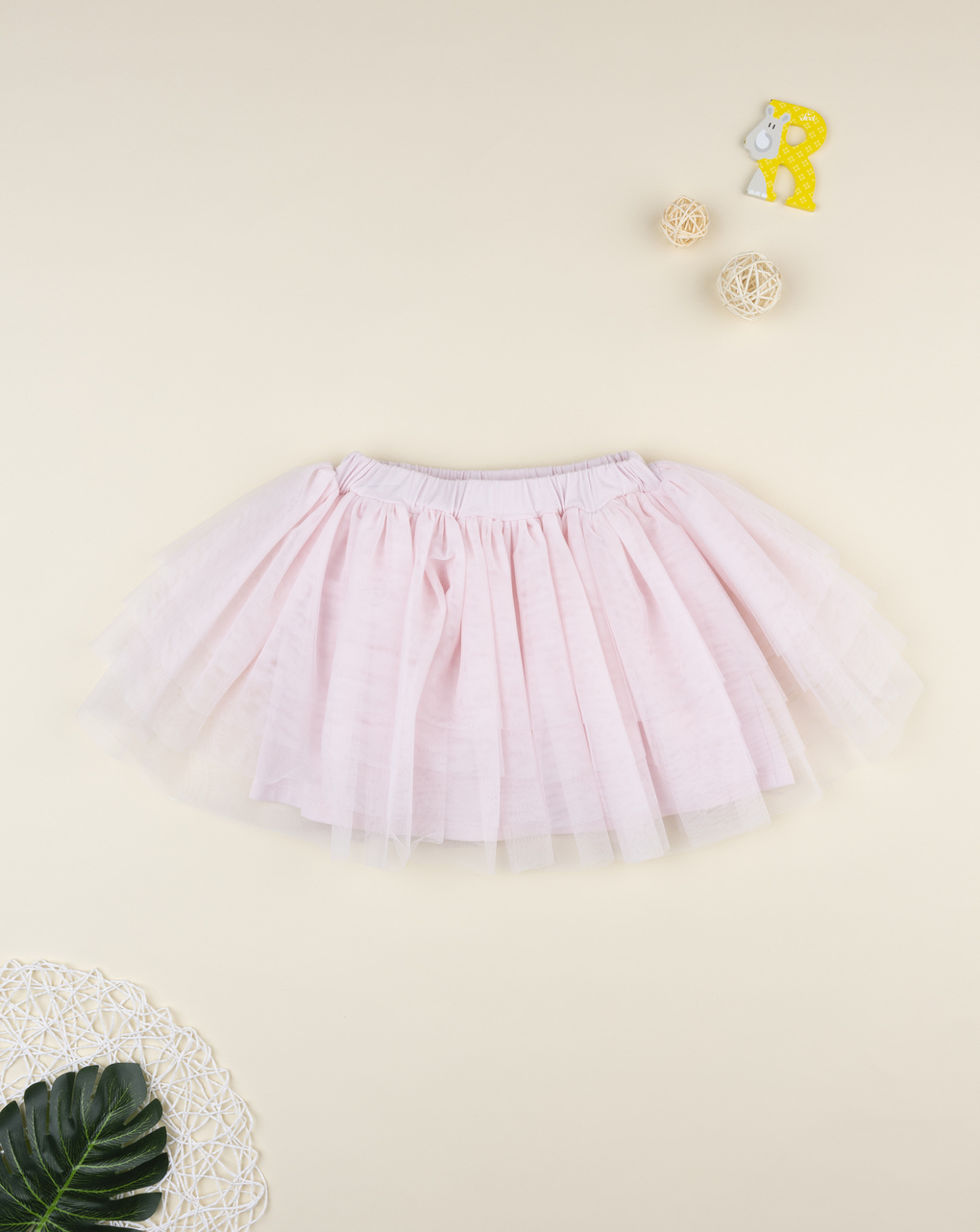 Gonna tulle rosa bimba