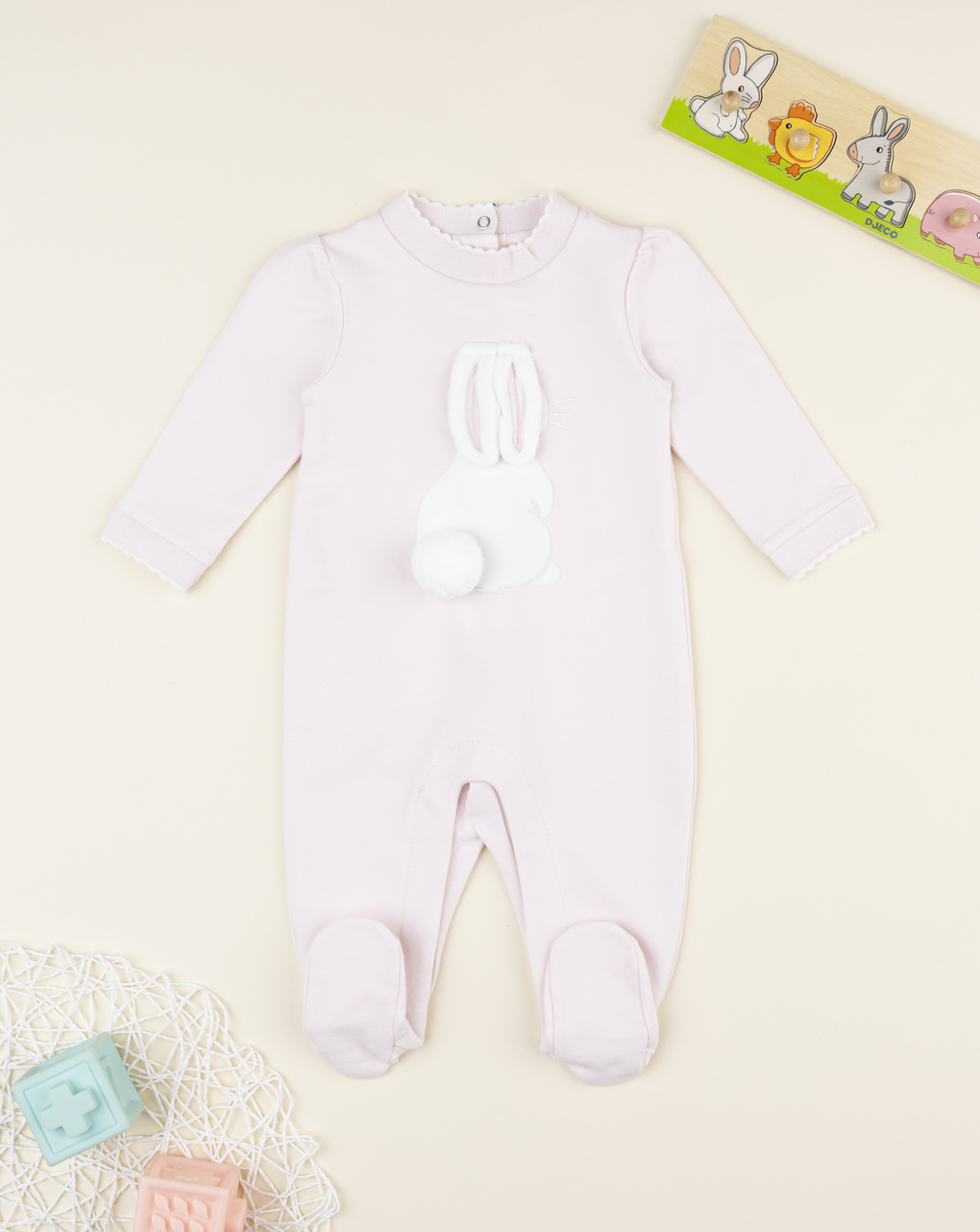 Tutina bimba rosa coniglietto