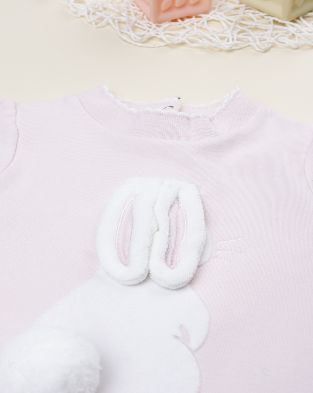 Tutina bimba rosa coniglietto