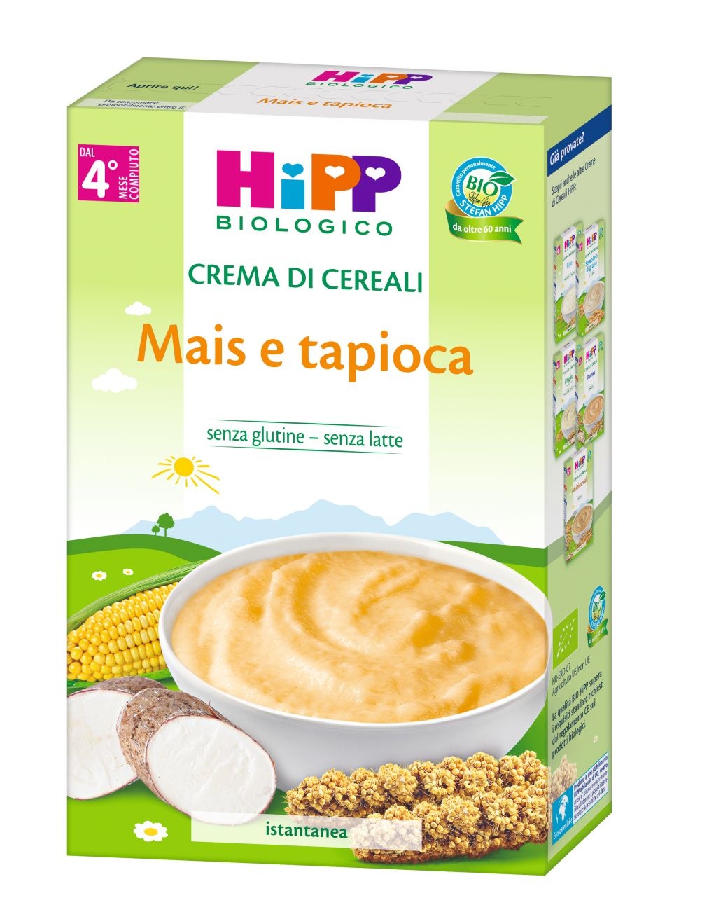 Crema mais e tapioca 200g - hipp