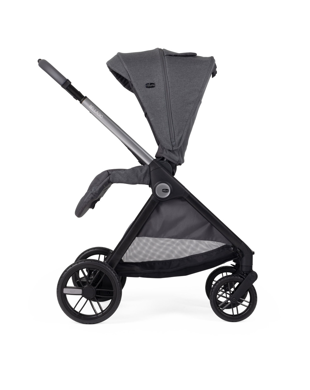 Passeggino bellagio black satin - chicco