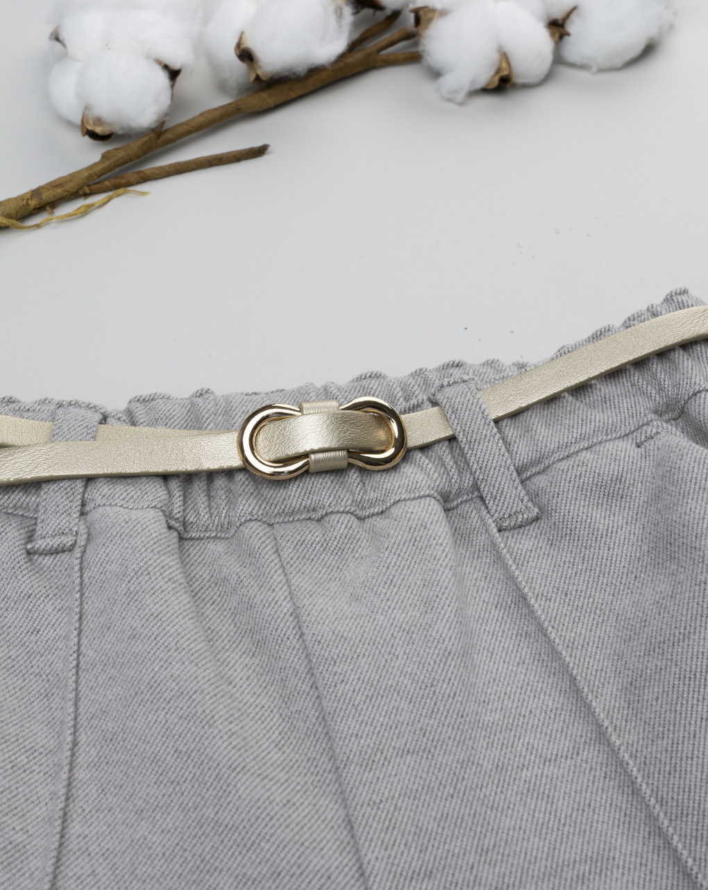Pantalone bimba grigio