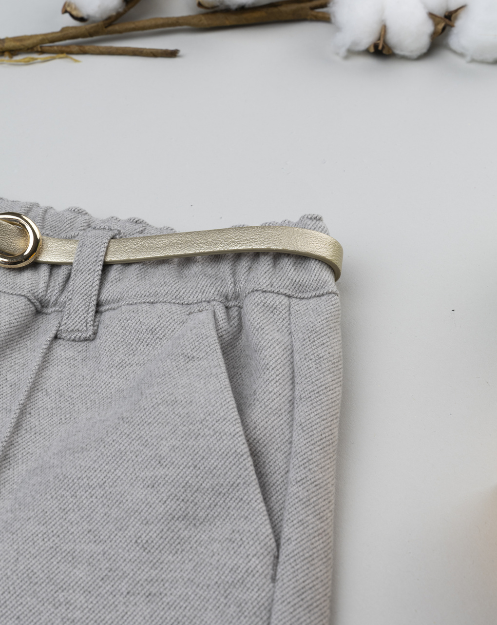 Pantalone bimba grigio