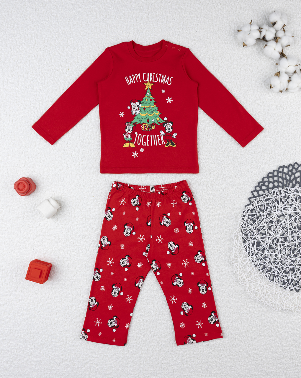 Pigiama bimba minnie - natale