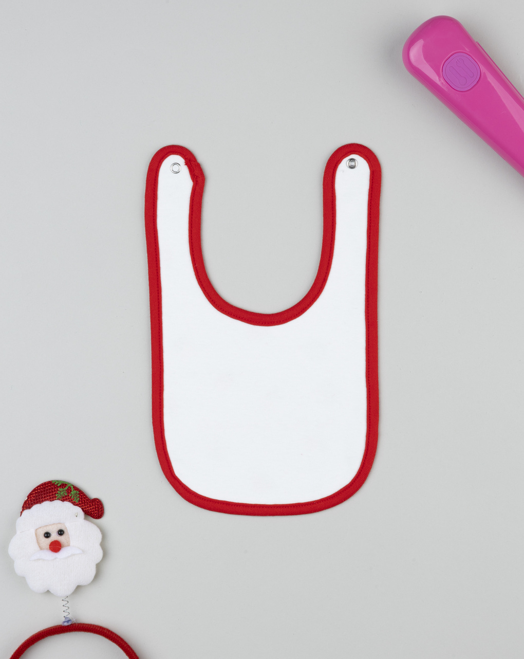 Bavaglino unisex natale allover