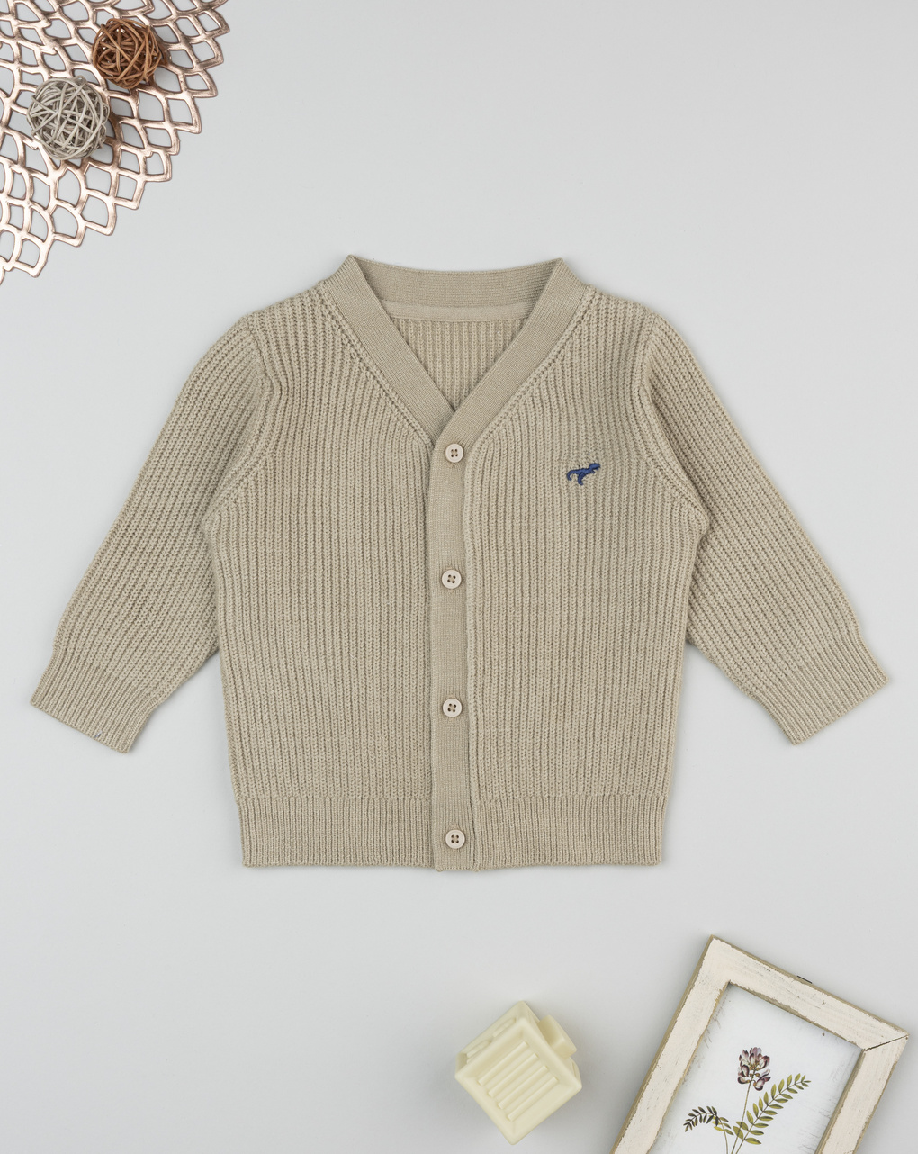 Cardigan bimbo beige