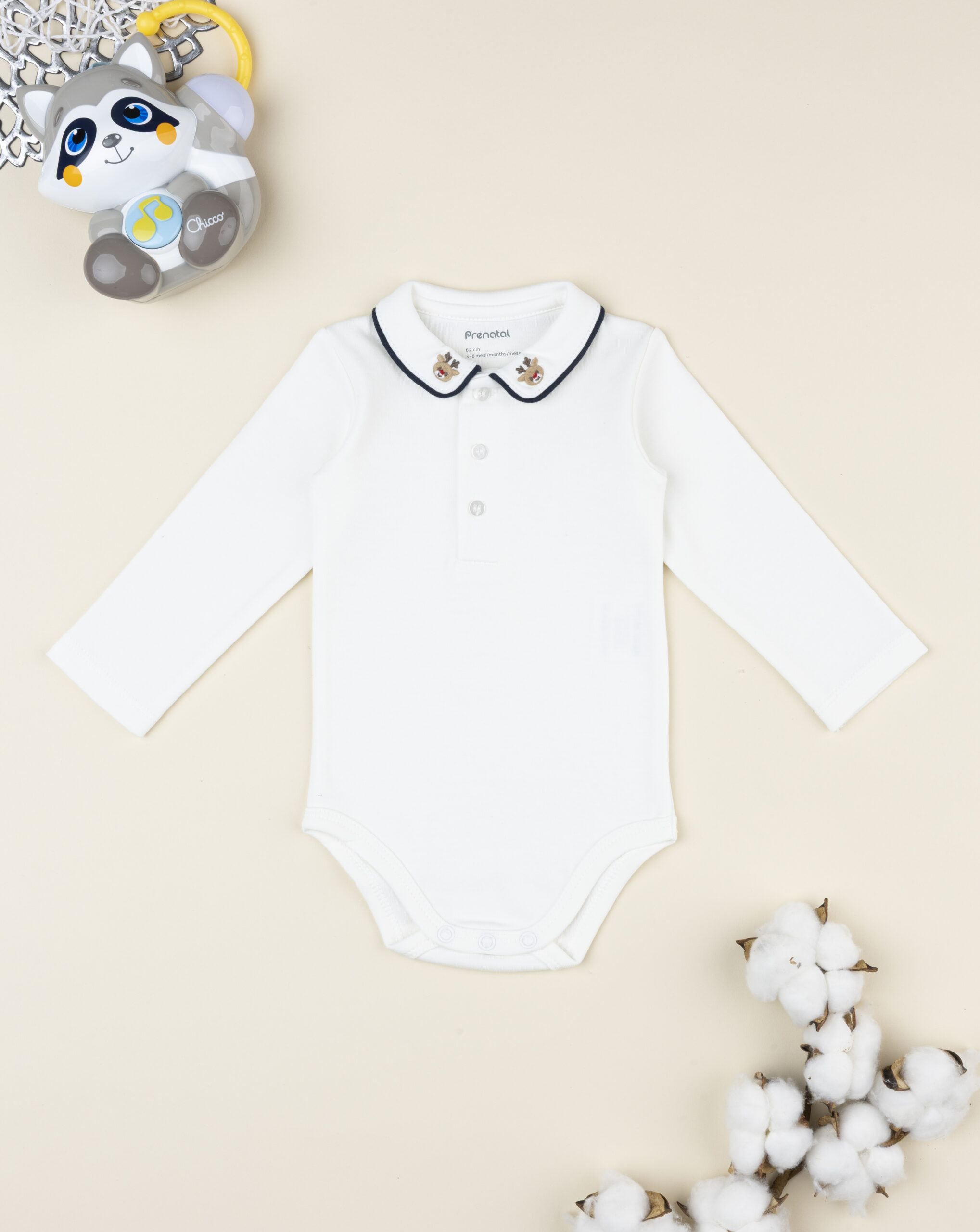 Body bimba bianco natale