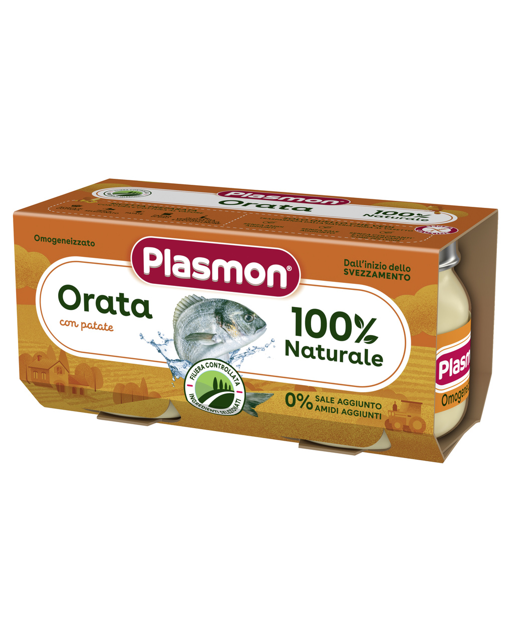 Plasmon – omogeneizzato orata con patate 2x80g