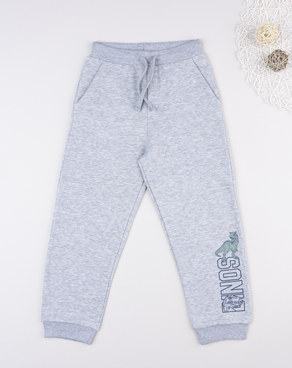 Pantalone bambino grigio "dinos"