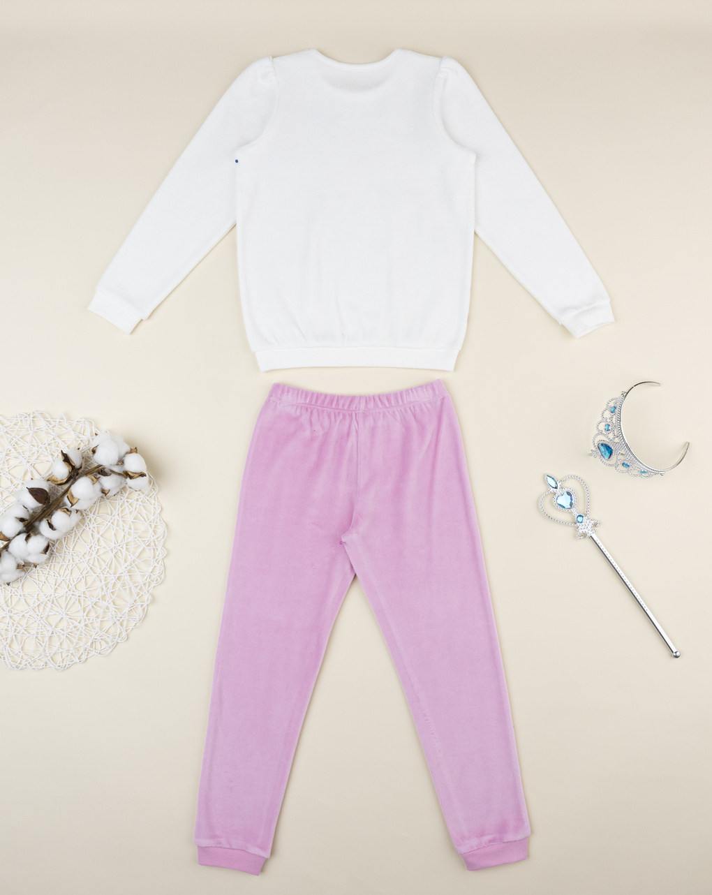 Pigiama bambina due pezzi unicorni