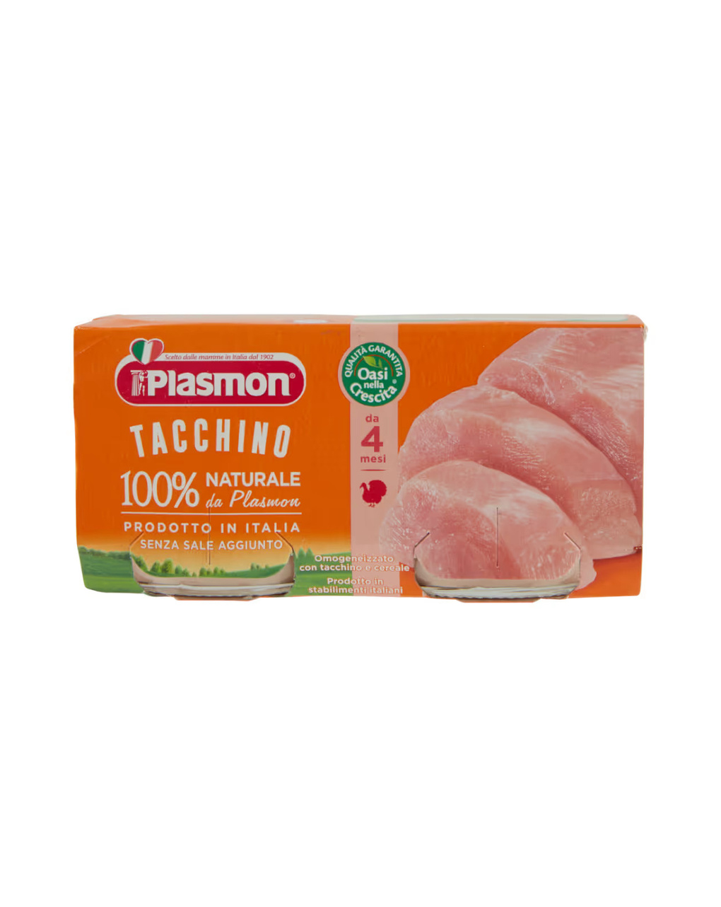 Omogeneizzato tacchino – 2x80g - plasmon