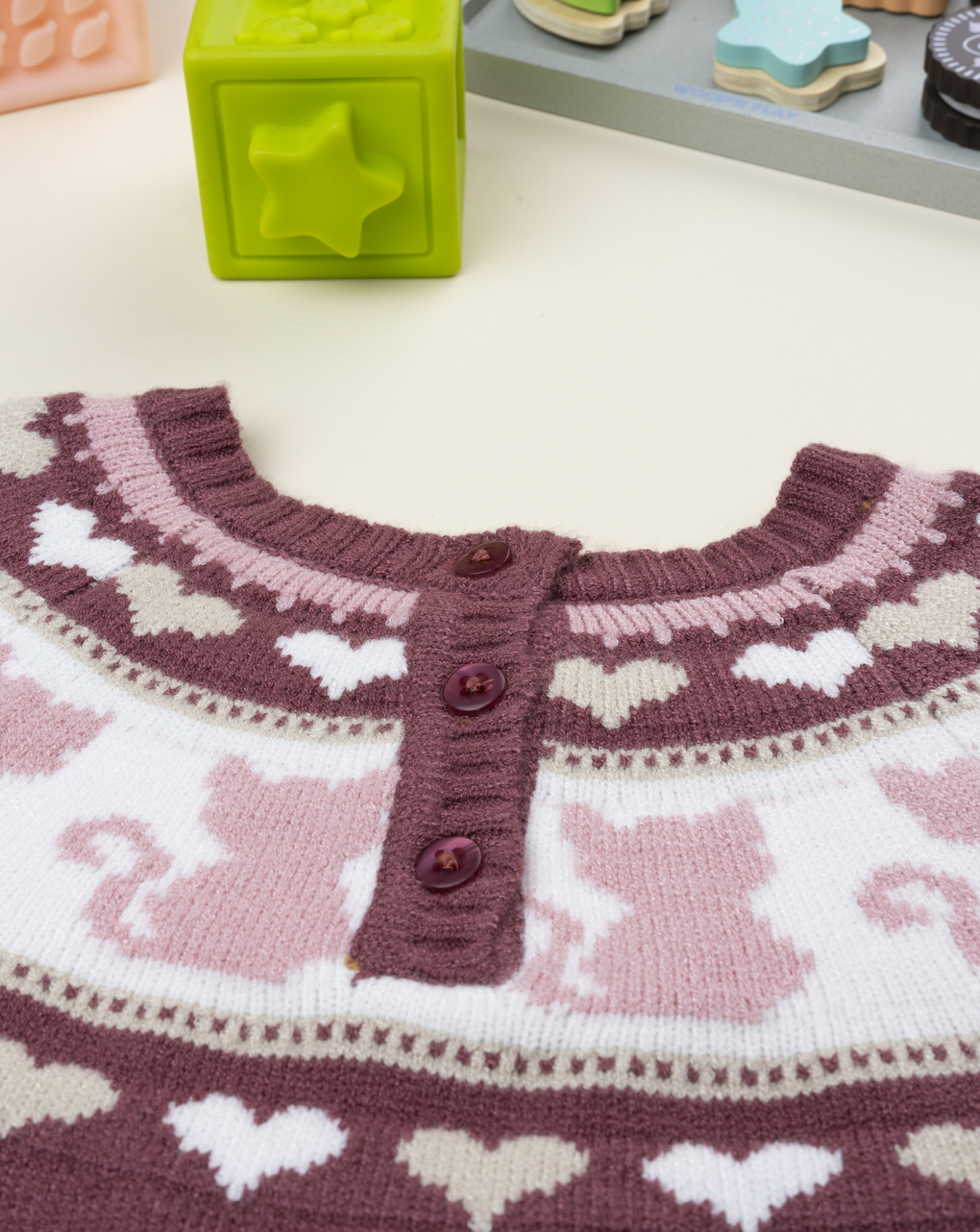 Maglia bimba rosa gattini