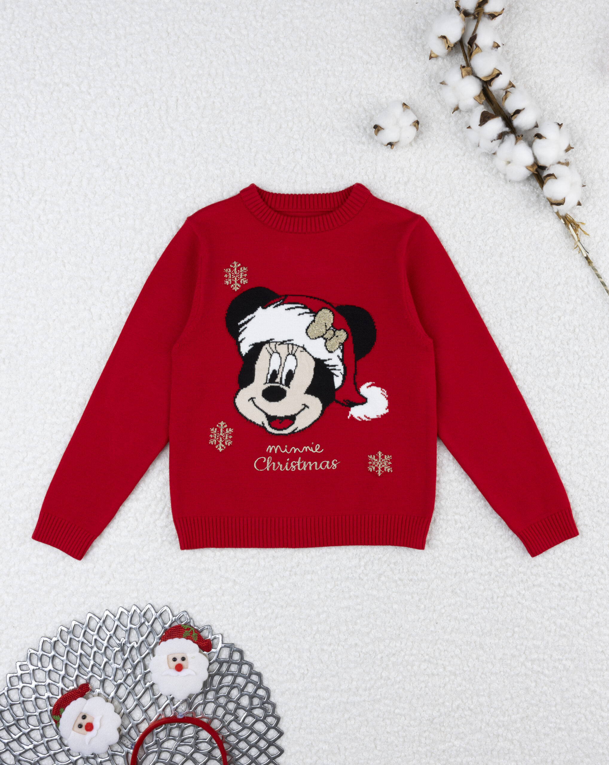 Maglione bimba natale minnie