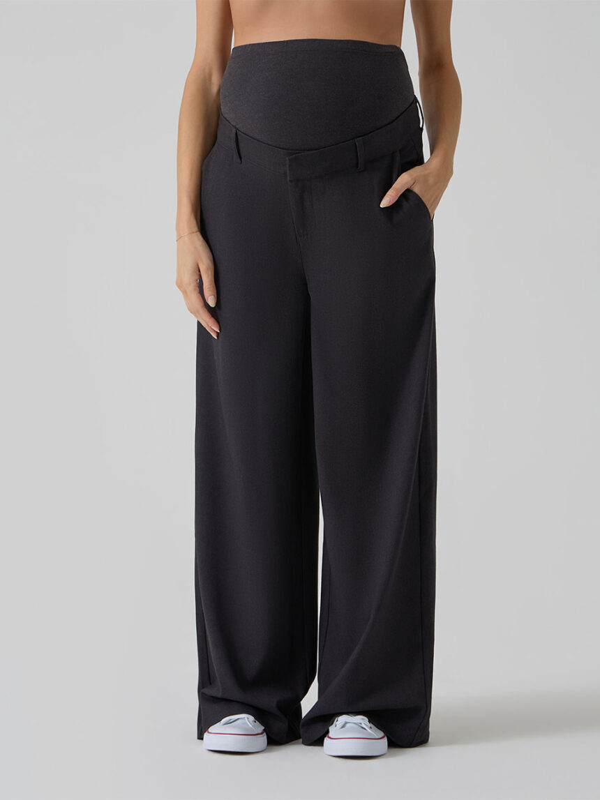 Leggings Premaman Bootcut - Pantaloni Gravidanza In Poliestere-Spandex, Comodi E Elastici